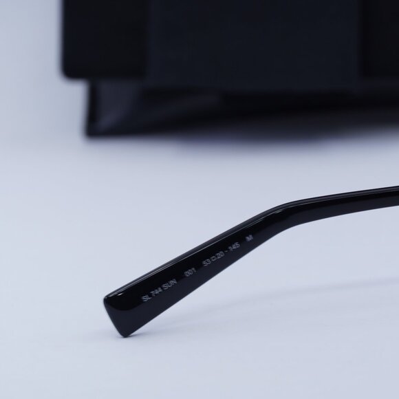 Final Price! Saint Laurent SL744 001 Black Sunglasses - Picture 6 of 8